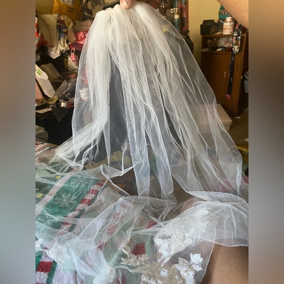 My extra wedding veil from David’s Bridal! - Picture 1 of 6